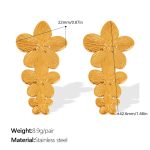 color: EH737G Gold Drop Earrings