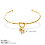 color: SZ347G-PJ431G3 Aries Gold Solid Pendant