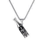 color: Beer Bottle + Stainless Steel Chain