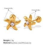 color: EH1225WEG Piercing Stud Earrings