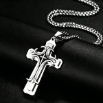 color: Black Painted + Stainless Steel Chain