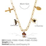 color: XL577G4.5MM-1 Multi-element Necklace