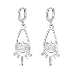 color: MS-652 Steel Color Sky Eye With Stones Ear Cuff