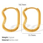 color: EH826 Gold Earrings