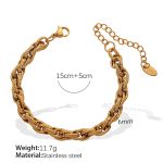 color: SL130G Gold Bracelet