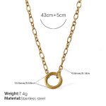 color: XL633G Gold Necklace