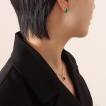 color: F638-Gold Turquoise Earrings