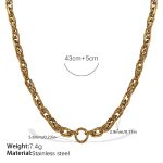color: XL624G Gold Necklace