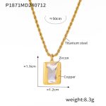 color: P1871-Gold Necklace