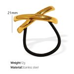 color: FZ12G Gold Hair Tie