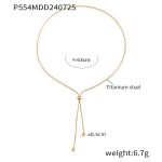 color: P554-Gold Necklace
