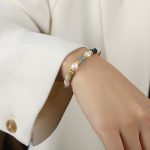color: E064-Freshwater Pearl Bracelet -16cm