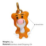 color: PJ639OEG Orange Enamel Pendant
