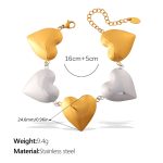 color: SL433SG Two-tone Gold Bracelet