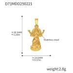 color: D71-Gold Pendant