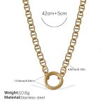color: XL650G Gold Necklace
