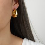 color: F1035-Gold Earrings