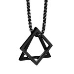 color: All Black + Plated Chain