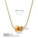 color: XL407G Gold Necklace