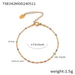color: TXE042-Gold Bracelet