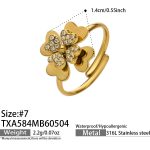 color: TXA584-Gold Ring -Size 7