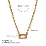 color: XL727G Gold Necklace