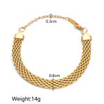 color: Bracelet B-Size 007 Gold