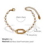 color: SL172WEG Freshwater Pearl Bracelet