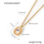 color: TXP052-Gold Necklace