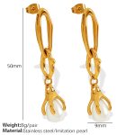 color: EH579 Gold Earrings