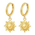 color: MS-623 Gold Small Sun Ear Cuff