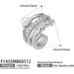 color: F1435-Steel Color Ear Clip 1 PC