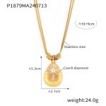 color: P1879-Gold Necklace