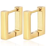 color: Flat Square Gold 1 PC MS-118