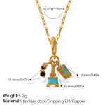 color: PJ834G-XL579G2MM Lips Chain