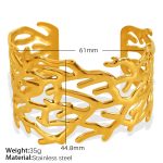 color: SZ155 Adjustable Gold Bangle