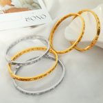 French New Simple Design Stainless Steel Diamonds with Roman Numbers Bracelet Advanced Gold Plated Non-Fading
