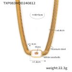 color: TXP083-White Shell Necklace