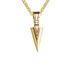 New Arrow Necklace Cross Chain Domineering Ornament Men