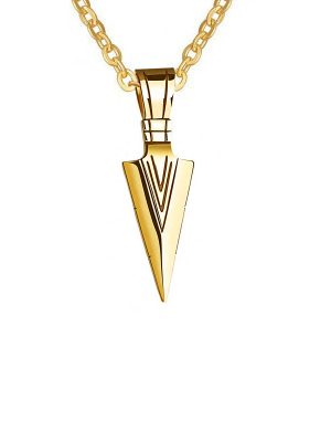 New Arrow Necklace Cross Chain Domineering Ornament Men