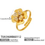 color: TXA546-Gold Ring -Size 7