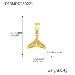 color: D13-Gold Pendant