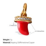 color: PJ612CRG Enamel Pendant