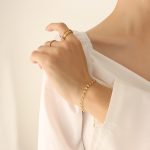 color: E154-Gold Bracelet -15+5cm