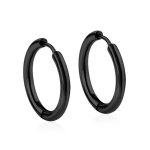 color: 2.5*12MM Round Wire Ear Cuff Black 1 PC