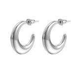 color: Crescent C Shape Steel Color MS-037