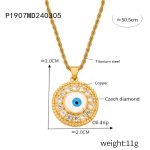color: P1907-Gold Necklace