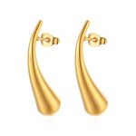 color: MS-322 Curved Hook Drop Gold