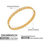 color: Z063-Gold Bangle