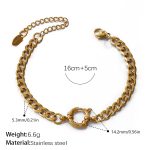 color: SL363G Gold Bracelet